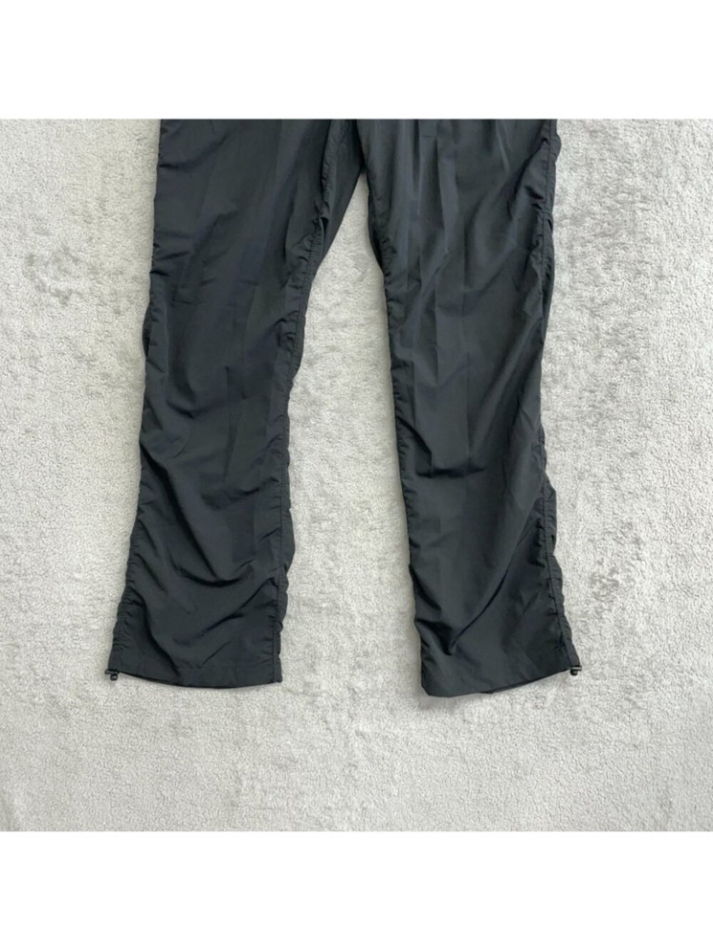 NWOT Kirkland Signature Women's M Active Pants Black Ruched Polyester  P0794 - Picture 11 of 14